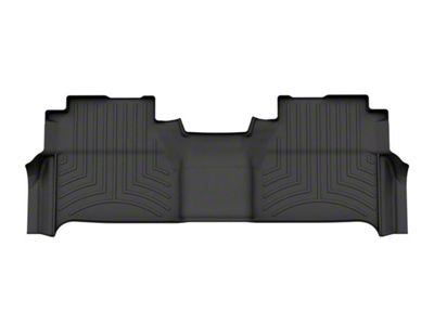 Weathertech DigitalFit Rear Floor Liner; Black (22-25 Frontier Crew Cab w/o Fender Audio System)