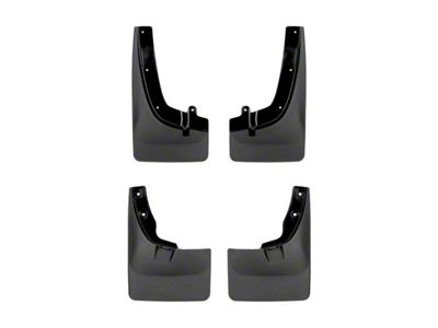 Weathertech No-Drill Mud Flaps; Front and Rear; Black (22-25 Frontier, Excluding PRO-4X & PRO-X)
