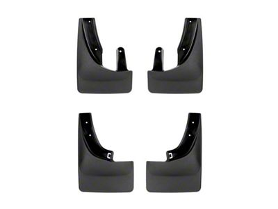 Weathertech No-Drill Mud Flaps; Front and Rear; Black (22-25 Frontier PRO-4X, PRO-X)
