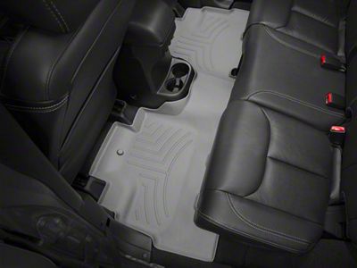 Weathertech DigitalFit Rear Floor Liner; Gray (14-18 Jeep Wrangler JK 4-Door)