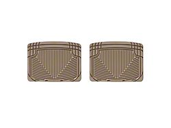 Weathertech All-Weather Rear Rubber Floor Mats; Tan (84-01 Jeep Cherokee XJ)