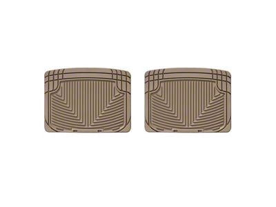 Weathertech All-Weather Rear Rubber Floor Mats; Tan (84-01 Jeep Cherokee XJ)