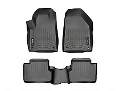 Weathertech DigitalFit Front and Rear Floorliners; Black (14-23 Jeep Cherokee KL)