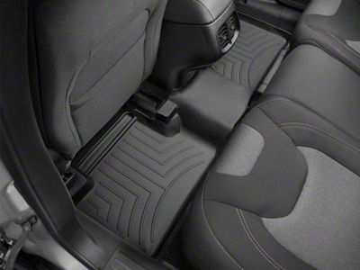 Weathertech DigitalFit Rear Floor Liners; Black (14-18 Jeep Cherokee KL)