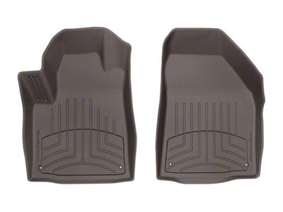 Weathertech Front Floor Liner HP; Cocoa (2015 Jeep Cherokee KL w/o Raised Floor; 16-23 Jeep Cherokee KL)