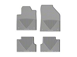 Weathertech Front and Rear All-Weather Floor Mats; Gray (14-23 Jeep Cherokee KL)