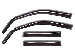 Weathertech Side Window Deflectors; Front and Rear; Dark Smoke (14-23 Jeep Cherokee KL)