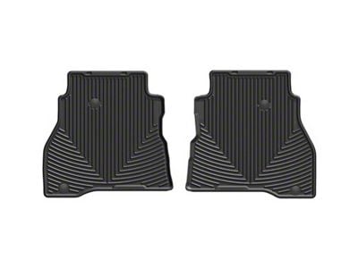 Weathertech All-Weather Rear Rubber Floor Mats; Black (20-25 Jeep Gladiator JT)