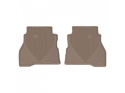 Weathertech All-Weather Rear Rubber Floor Mats; Tan (20-25 Jeep Gladiator JT)