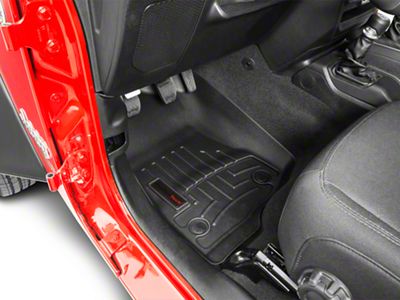 Weathertech DigitalFit Front Floor Liners; Black (20-25 Jeep Gladiator JT)