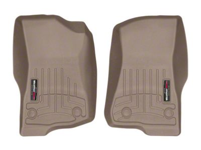 Weathertech DigitalFit Front Floor Liners; Tan (20-25 Jeep Gladiator JT)