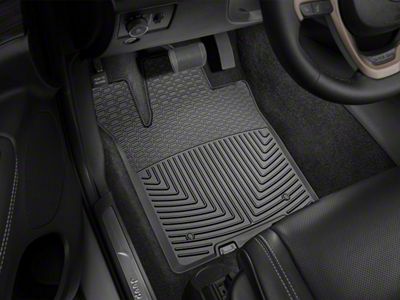 Weathertech All-Weather Front Rubber Floor Mats; Black (13-15 Jeep Grand Cherokee WK2)