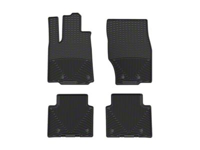 Weathertech All-Weather Front Rubber Floor Mats; Black (22-25 Jeep Grand Cherokee WL)