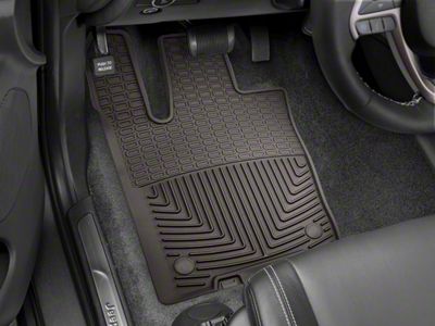 Weathertech All-Weather Front Rubber Floor Mats; Cocoa (16-21 Jeep Grand Cherokee WK2)