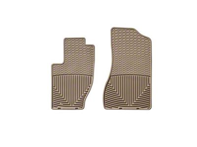 Weathertech All-Weather Front Rubber Floor Mats; Tan (99-10 Jeep Grand Cherokee WJ & WK)