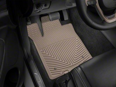 Weathertech All-Weather Front Rubber Floor Mats; Tan (13-15 Jeep Grand Cherokee WK2)