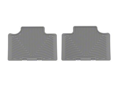 Weathertech All-Weather Rear Rubber Floor Mats; Gray (11-21 Jeep Grand Cherokee WK2)