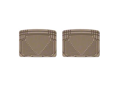 Weathertech All-Weather Rear Rubber Floor Mats; Tan (93-10 Jeep Grand Cherokee ZJ, WJ & WK)