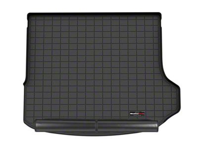 Weathertech DigitalFit Cargo Liner with Bumper Protector; Behind 2nd Row; Black (22-25 Jeep Grand Cherokee WL w/ Carpet Passenger Side Rear Wheel Well)