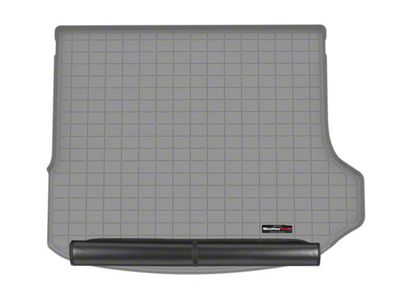 Weathertech DigitalFit Cargo Liner with Bumper Protector; Behind 2nd Row; Gray (22-25 Jeep Grand Cherokee WL w/ Carpet Passenger Side Rear Wheel Well)