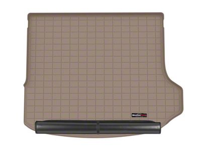 Weathertech DigitalFit Cargo Liner with Bumper Protector; Behind 2nd Row; Tan (22-25 Jeep Grand Cherokee WL w/ Carpet Passenger Side Rear Wheel Well)