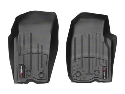 Weathertech DigitalFit Front Floor Liners; Black (93-95 Jeep Grand Cherokee ZJ)