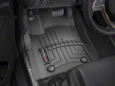 Weathertech DigitalFit Front Floor Liners; Black (16-21 Jeep Grand Cherokee WK2)