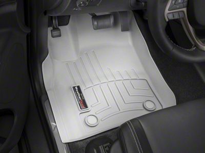 Weathertech DigitalFit Front Floor Liners; Gray (16-21 Jeep Grand Cherokee WK2)