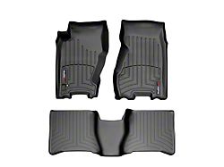 Weathertech DigitalFit Front and Rear Floor Liners; Black (99-04 Jeep Grand Cherokee WJ)
