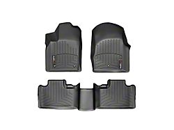 Weathertech DigitalFit Front and Rear Floor Liners; Black (11-12 Jeep Grand Cherokee WK2)