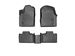 Weathertech DigitalFit Front and Rear Floor Liners; Black (13-Early 15 Jeep Grand Cherokee WK2)