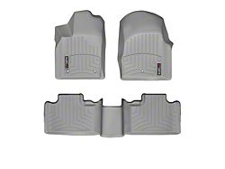 Weathertech DigitalFit Front and Rear Floor Liners; Gray (11-12 Jeep Grand Cherokee WK2)