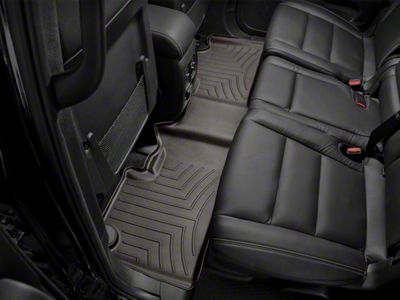 Weathertech DigitalFit Rear Floor Liners; Cocoa (11-21 Jeep Grand Cherokee WK2)
