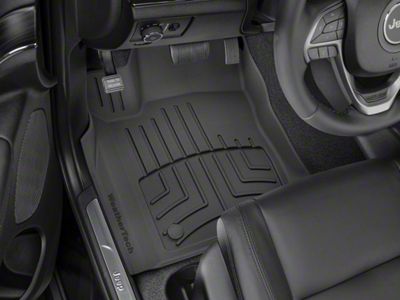 Weathertech Front Floor Liner HP; Black (16-21 Jeep Grand Cherokee WK2)