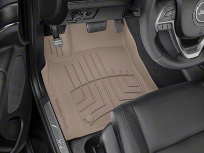Weathertech Front Floor Liner HP; Tan (16-21 Jeep Grand Cherokee WK2)