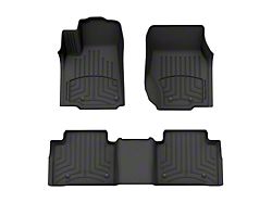 Weathertech Front and Rear Floor Liner HP; Black (22-26 Jeep Grand Cherokee WL)