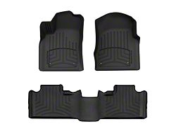 Weathertech Front and Rear Floor Liner HP; Black (13-15 Jeep Grand Cherokee WK2)