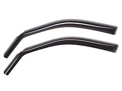 Weathertech Side Window Deflectors; Front; Dark Smoke (11-21 Jeep Grand Cherokee WK2)