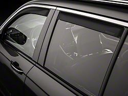 Weathertech Side Window Deflectors; Front and Rear; Matte Black (22-26 Jeep Grand Cherokee WL)