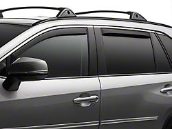 Weathertech Side Window Deflectors; Front and Rear; Matte Black (11-21 Jeep Grand Cherokee WK2)