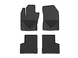 Weathertech All-Weather Front and Rear Rubber Floor Mats; Black (15-23 Jeep Renegade BU)