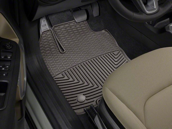 Weathertech Jeep Renegade AllWeather Front Rubber Floor Mats; Cocoa