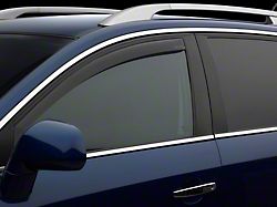Weathertech Side Window Deflectors; Front; Dark Smoke (17-23 Jeep Renegade BU)