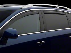 Weathertech Side Window Deflectors; Front and Rear; Dark Smoke (17-23 Jeep Renegade BU)