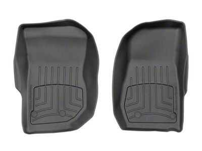 Weathertech Front Floor Liner HP; Black (14-18 Jeep Wrangler JK)