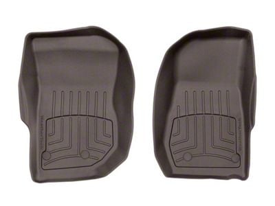 Weathertech Front Floor Liner HP; Cocoa (14-18 Jeep Wrangler JK)