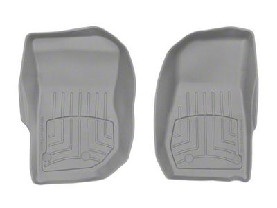 Weathertech Front Floor Liner HP; Gray (14-18 Jeep Wrangler JK)