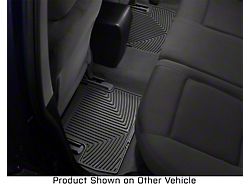 Weathertech All-Weather Rear Rubber Floor Mats; Black (18-24 Jeep Wrangler JL 4-Door, Excluding 4xe)