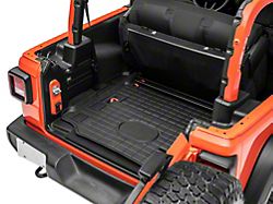 Weathertech DigitalFit Cargo Liner; Behind 1st Row; Black (18-25 Jeep Wrangler JL 2-Door, Excluding 4xe)