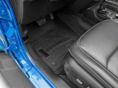 Weathertech DigitalFit Front and Rear Floor Liners; Black (18-25 Jeep Wrangler JL 4-Door, Excluding 4xe)